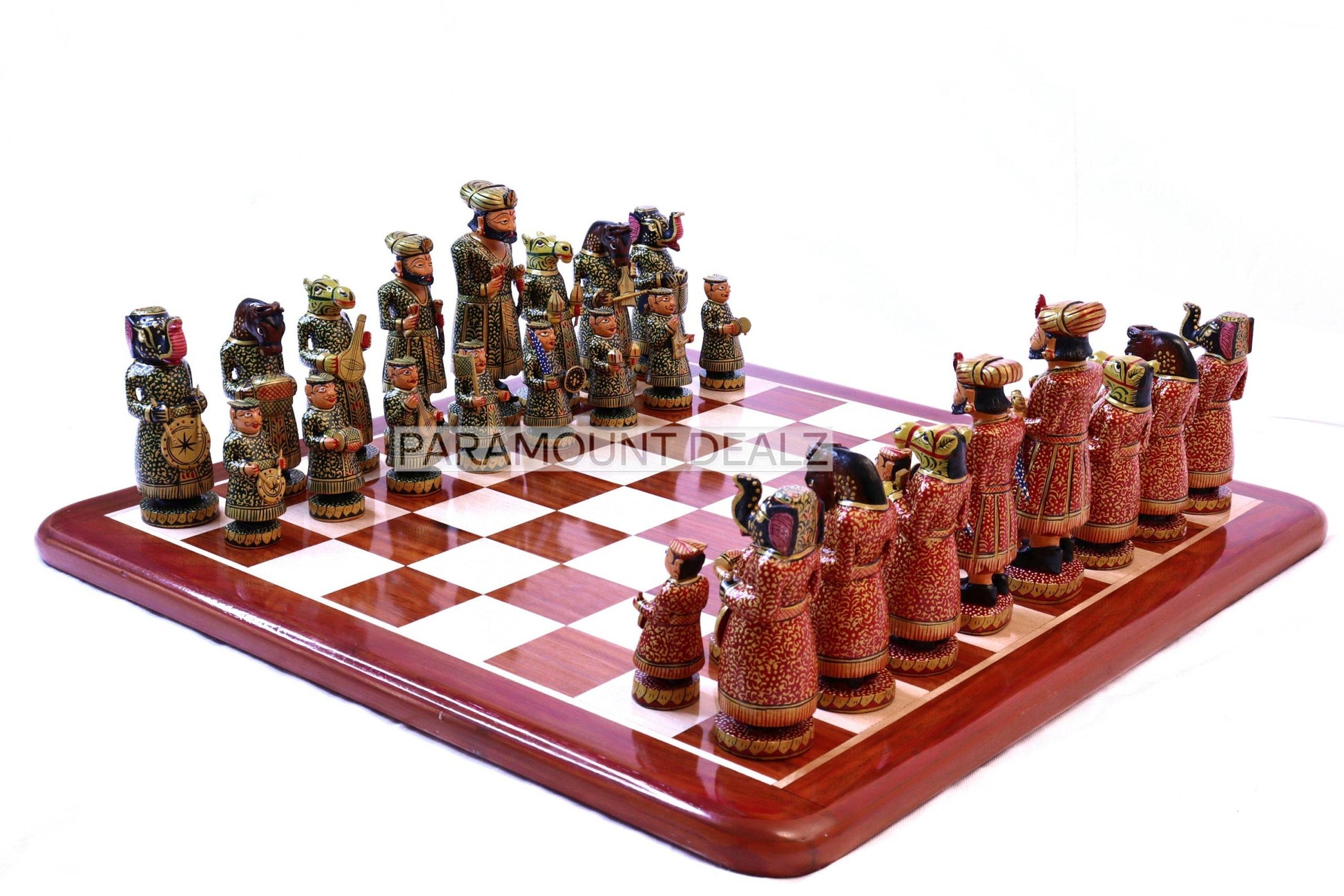 Musical Chess Board Set with Chess Pieces