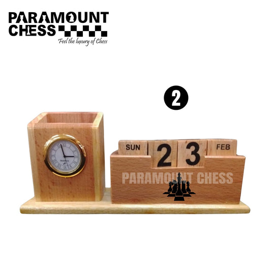 ♟️ Premium Wooden Chess Pen Stand – Elegant & Functional Desk Accessory 🖋️✨