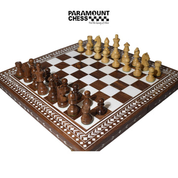 12inch Foldable White-brown Inlay board