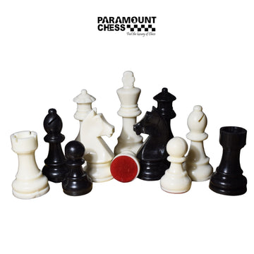 ♟️ Grand Master Edition Standard Plastic Chess Pieces – 2.25" King Height | Tournament Style | Includes 2 Extra Queens | Without Chess Board
