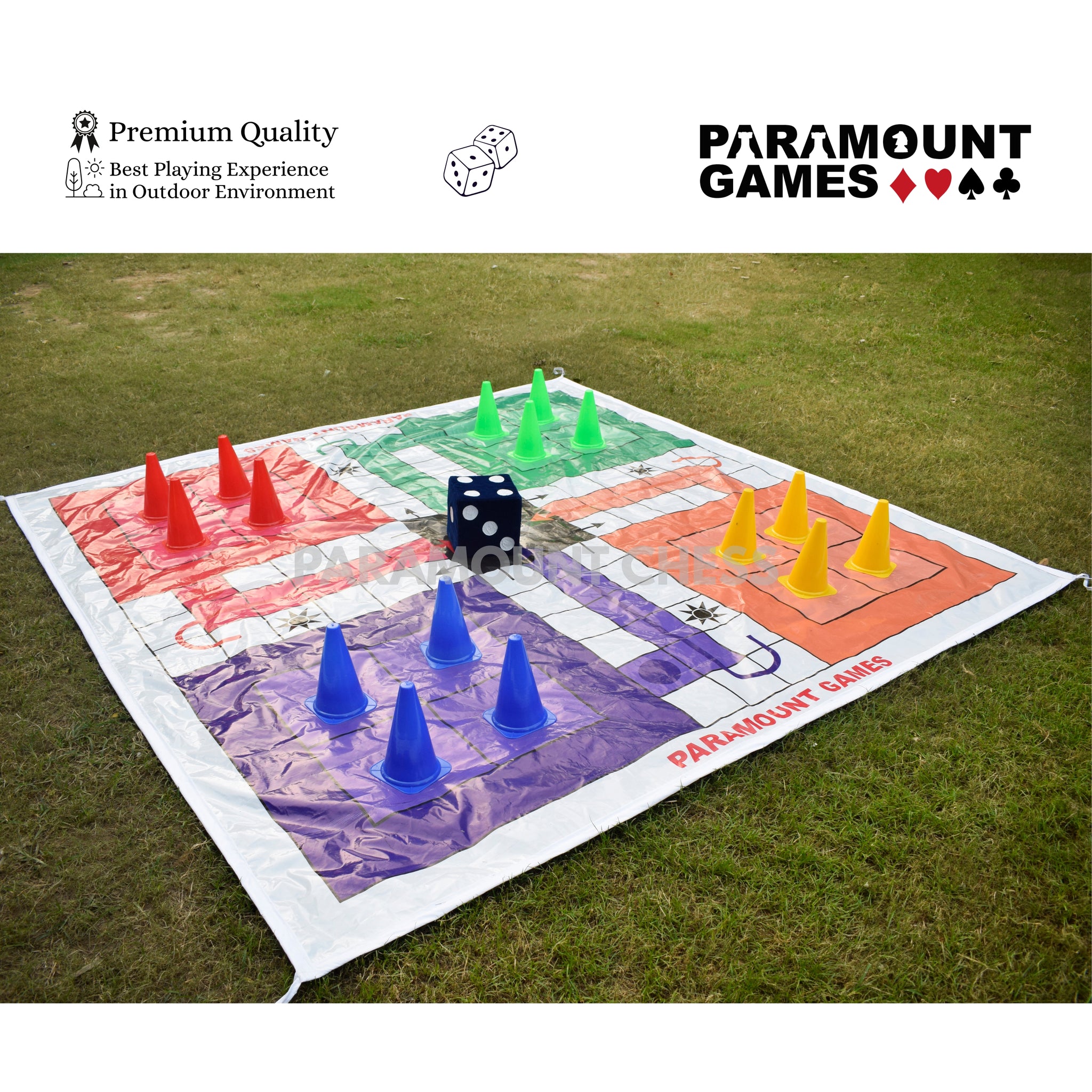 🌟 Luxury Garden Ludo – Premium Outdoor Gaming Experience