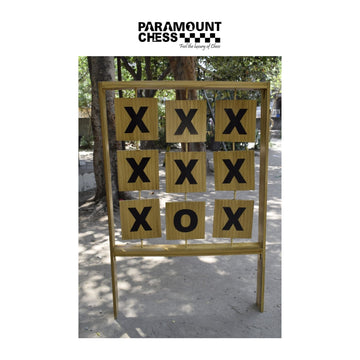 🎯 Premium Wooden Giant Tic Tac Toe Game – 4 Feet x 3 Feet | Engineered Wood Construction