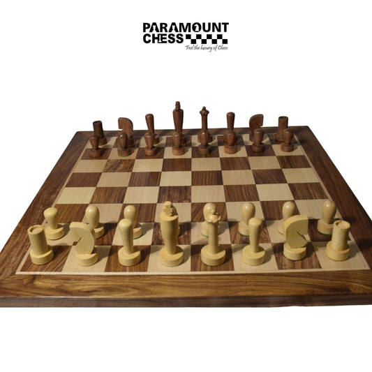 ♟️👑 Berliner 19th Century Series Chess Set – 3.75″ King Size 👑♟️  With 21″ Grandmaster Wooden Chess Board