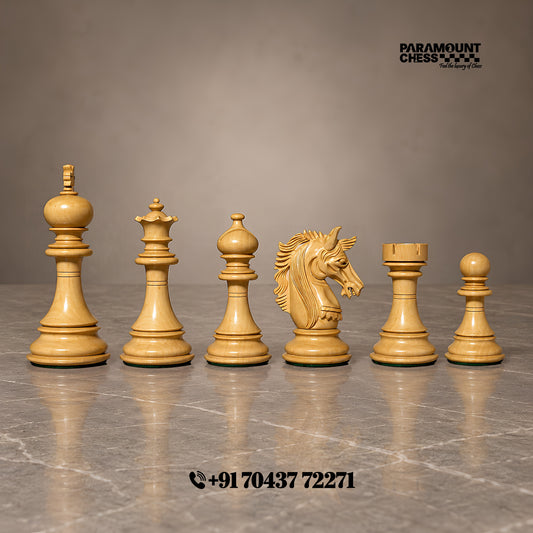 Elvis Handcrafted Wooden Chess Pieces