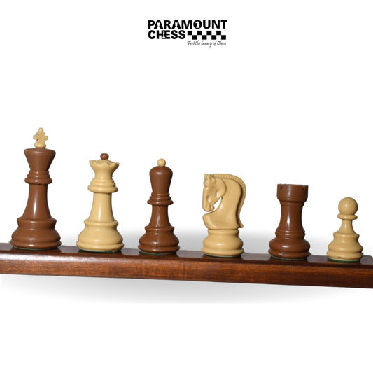 ♟️ 3.75" Plastic Russian Style Chess Pieces – First Time Ever in Plastic 🔥 | Premium Finish | 2 Extra Queens Included 👑 | Storage Pouch 🎒 | Yellow & Brown Set