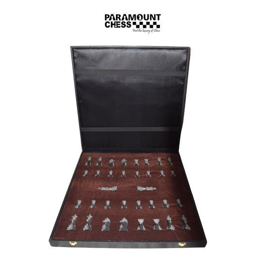 ♟️ Premium Leatherette Chess Box – Elegant Storage for Chess Pieces 🏆✨