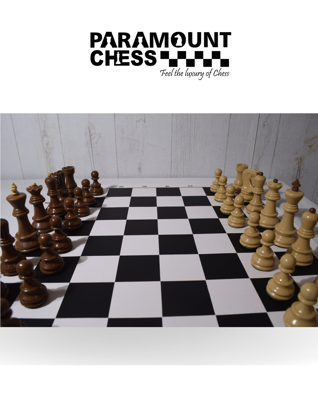 18” / 20” Black Chess Mat ♟️ | 3.75” Russian Style Super Weighted Plas
