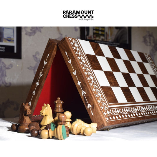 12inch Foldable White-brown Inlay board