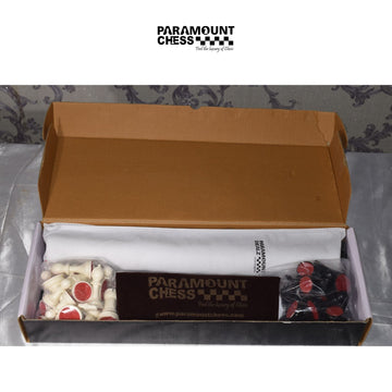 🏆 Premium 18" Green Chess Mat Set with 32 Chess Pieces | Complete Travel Chess Kit 🎁📦 Attractive box packing for secure delivery