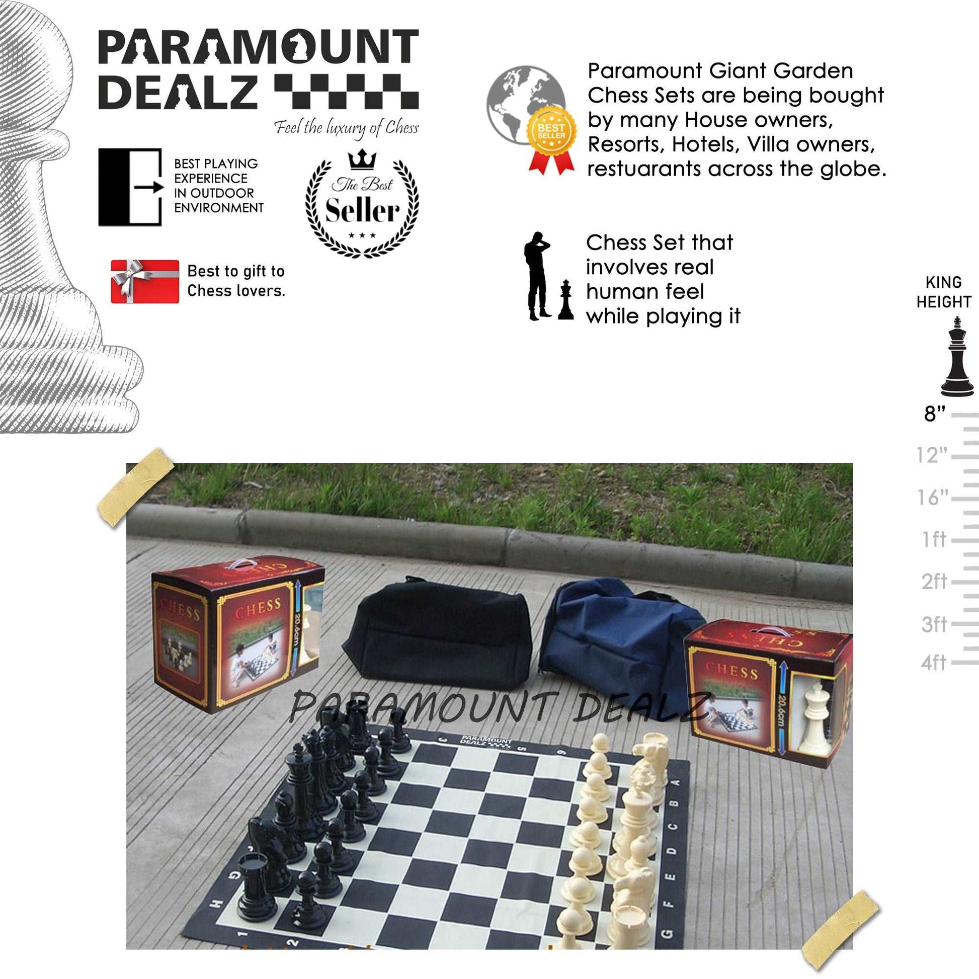 Plastic Giant Chess Set