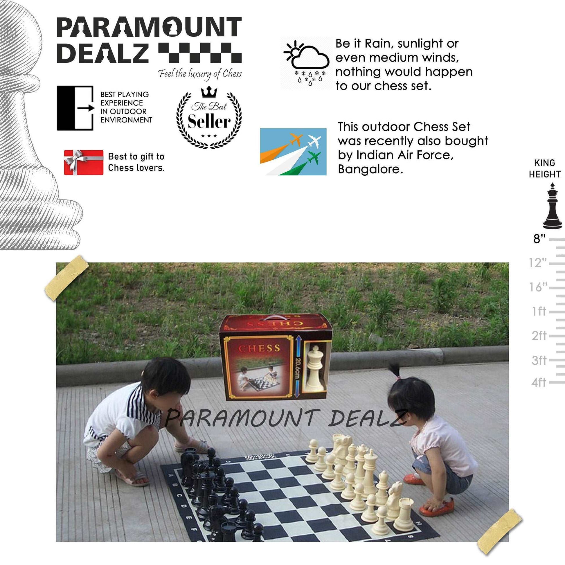 Plastic Giant Chess Set