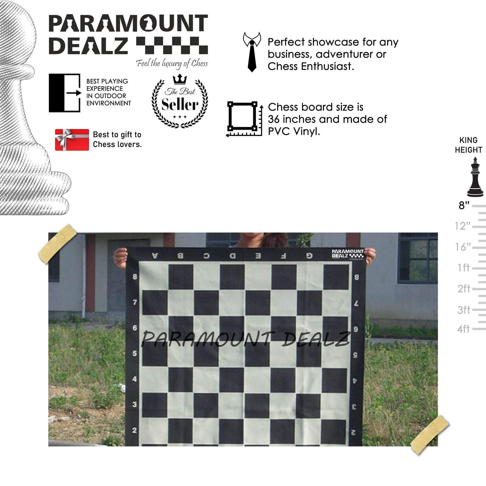 Plastic Giant Chess Set