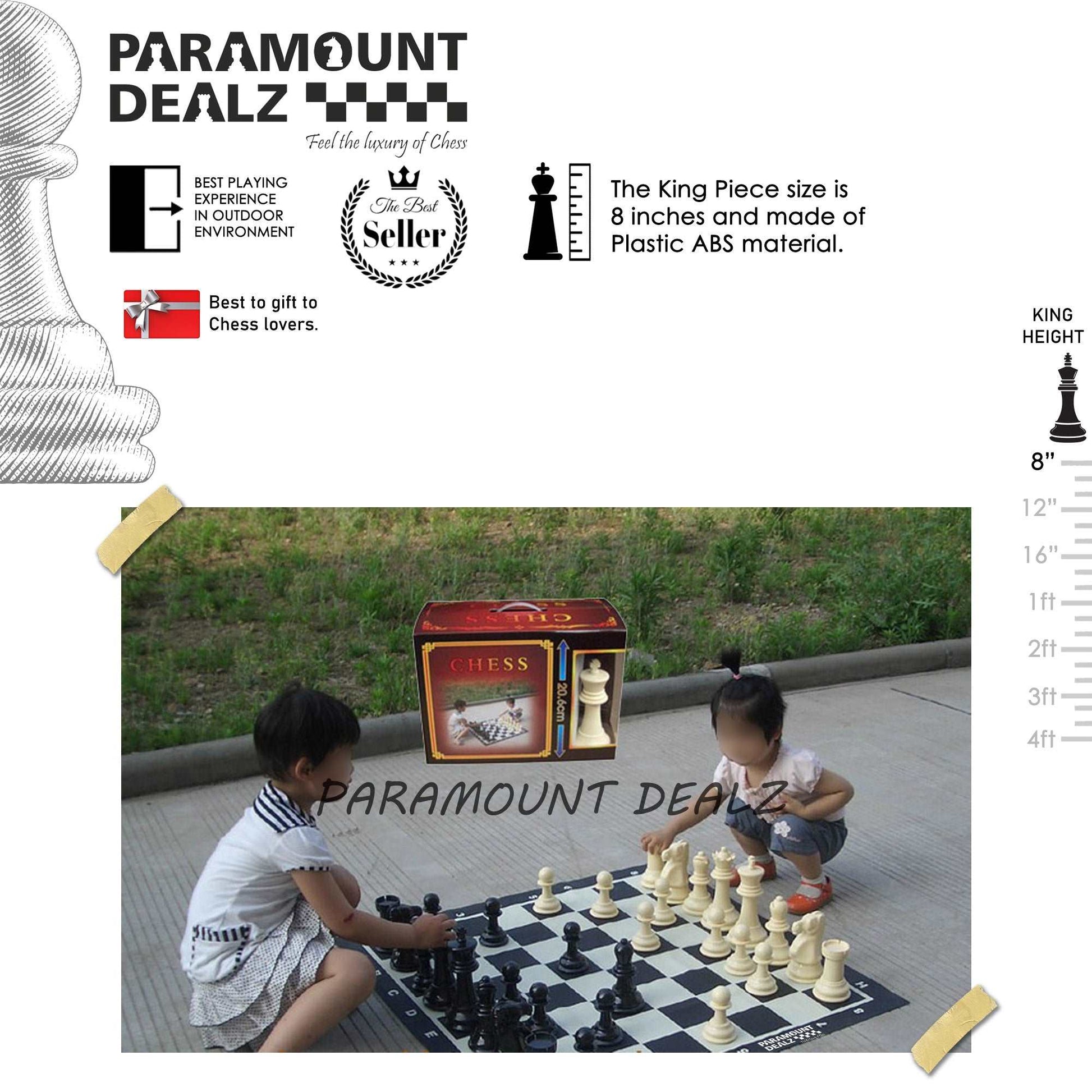 Plastic Giant Chess Set