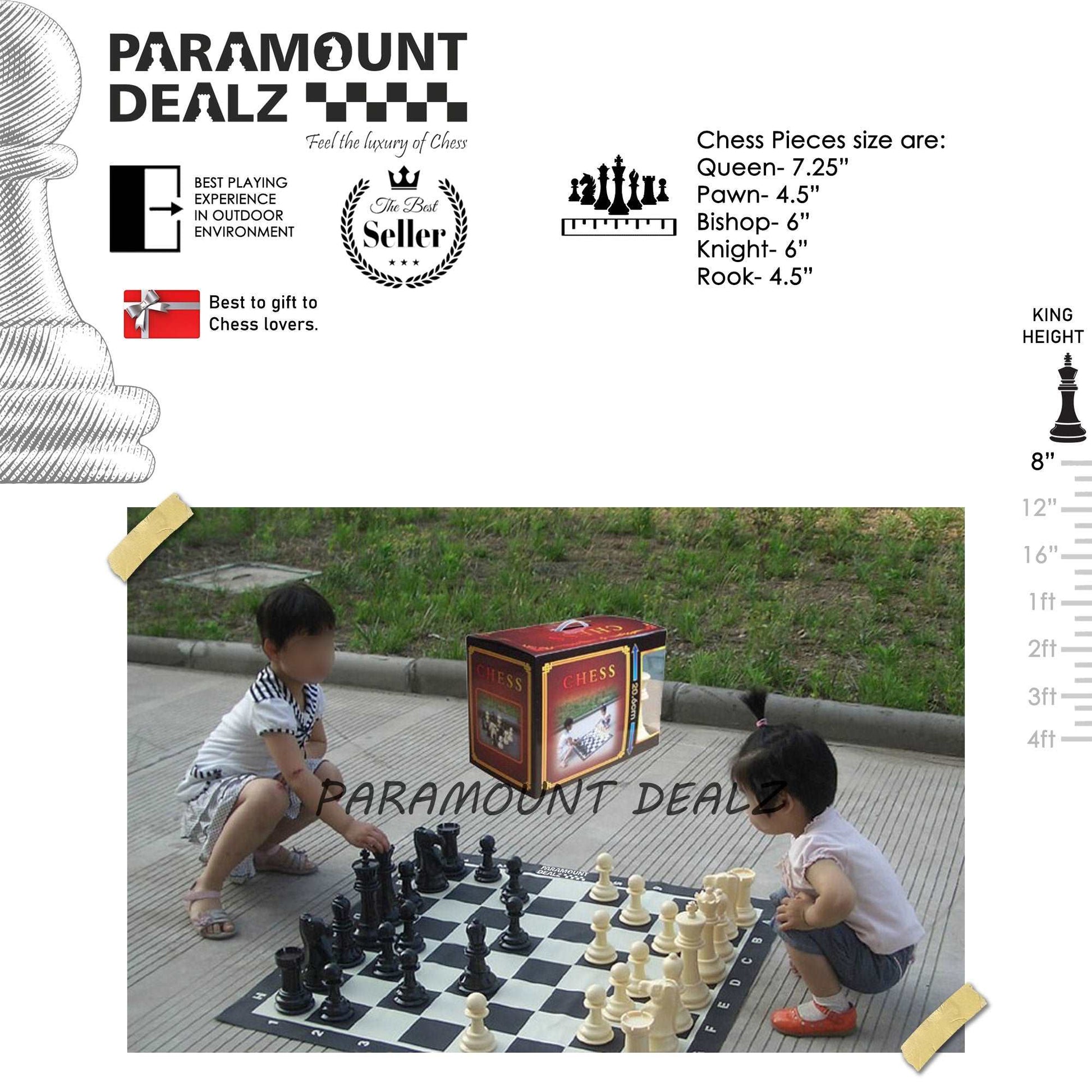 Plastic Giant Chess Set