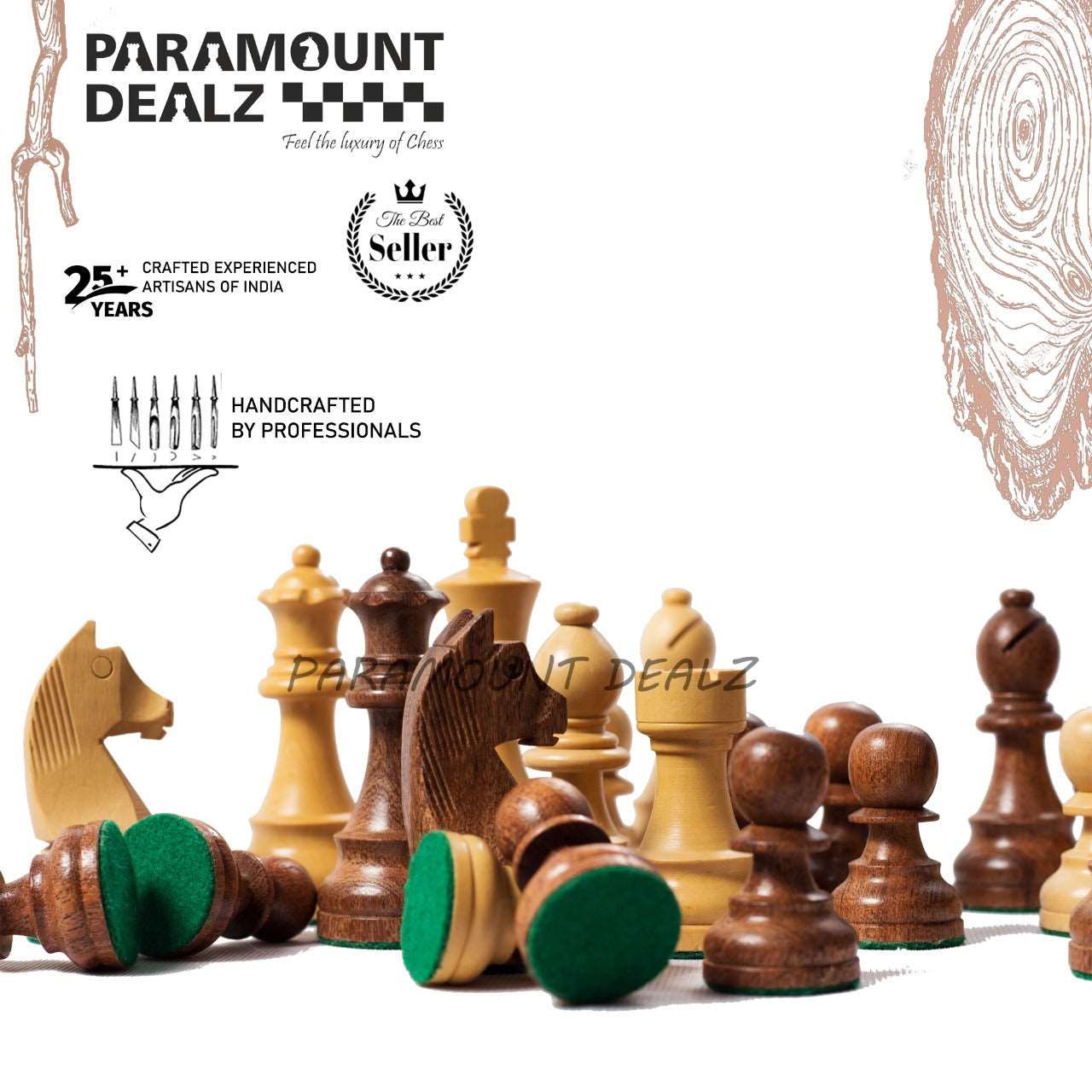 King Height-Collector Edition Wooden Chess