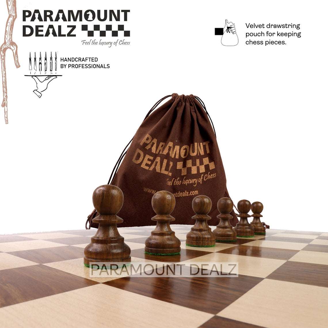 Wooden Chess Board Game Set