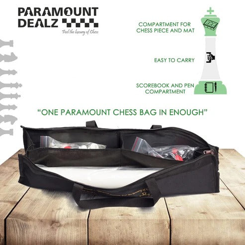 🎒 18"/20" Tournament Chess Bag | Durable & Spacious Carry Case for Chess Players ♟️