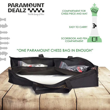 🎒 18"/20" Tournament Chess Bag | Durable & Spacious Carry Case for Chess Players ♟️