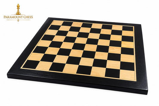 ♟️ 12" Luxury Ebony & Maple Wood Chess Board | Premium Handcrafted Chessboard only board without chess pieces