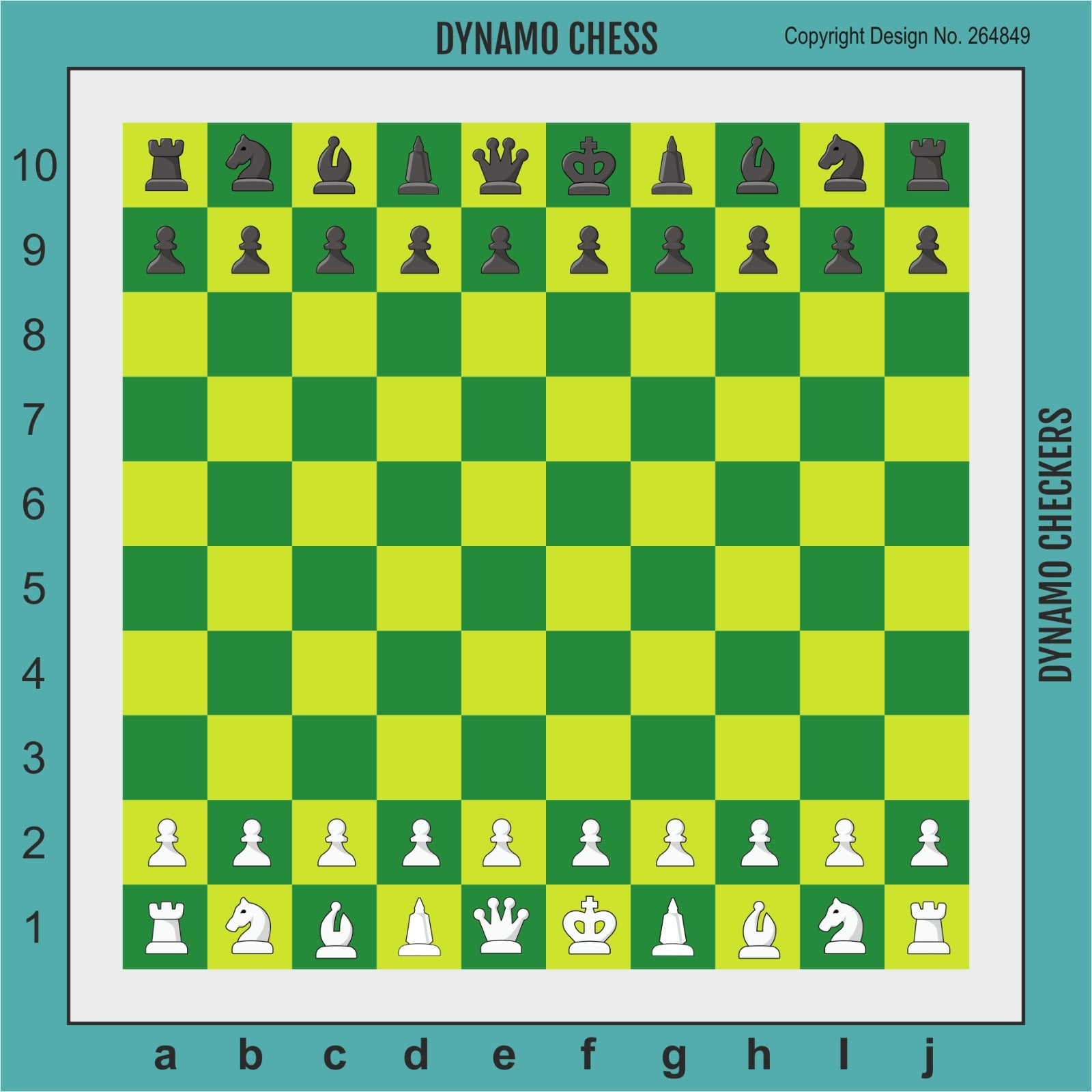 ♟ Dynamo Chess Set – 18" Board with 10x10 Squares + 3.7" Premium Chess Pieces (32 Pieces) 🔥