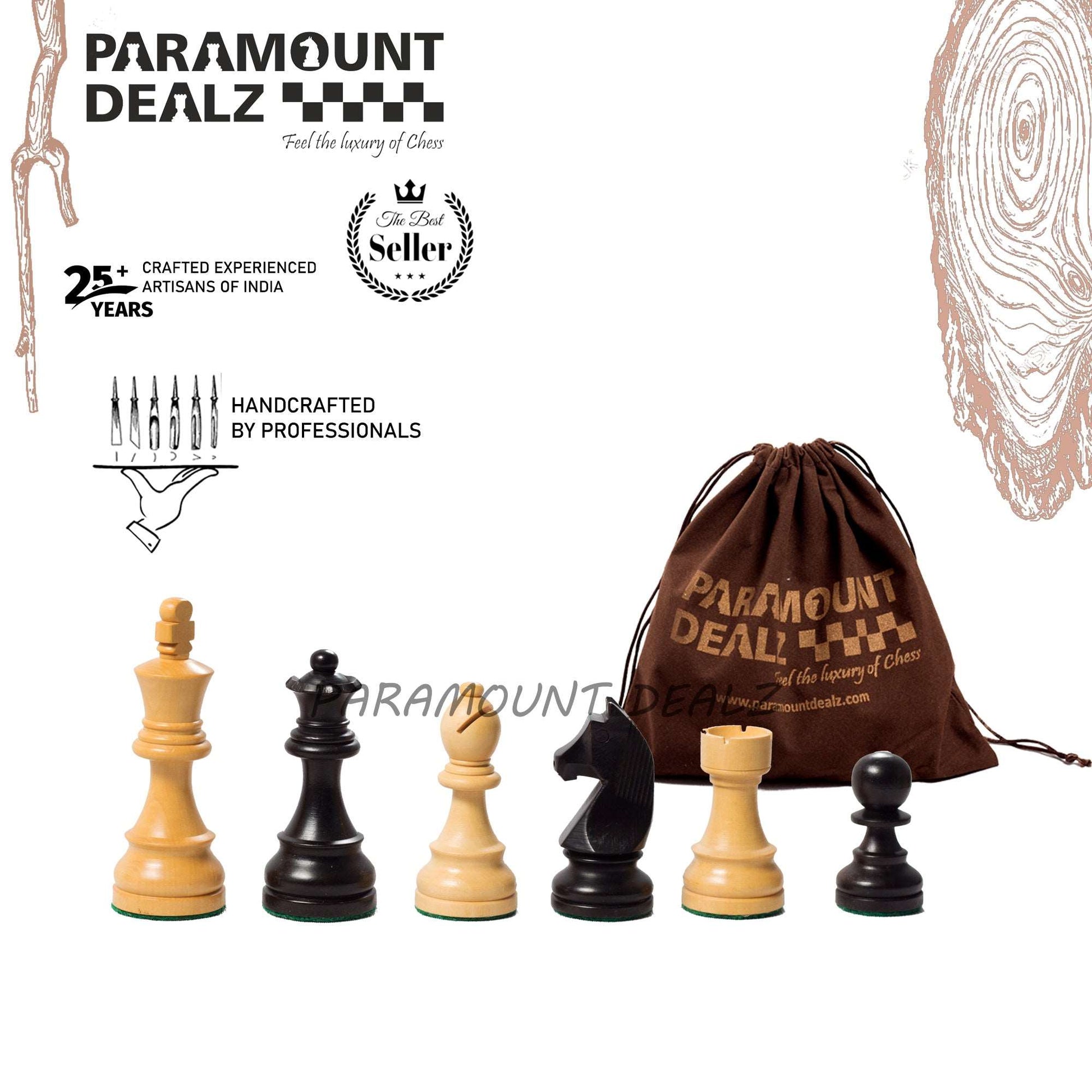 Wooden Chess Pieces set