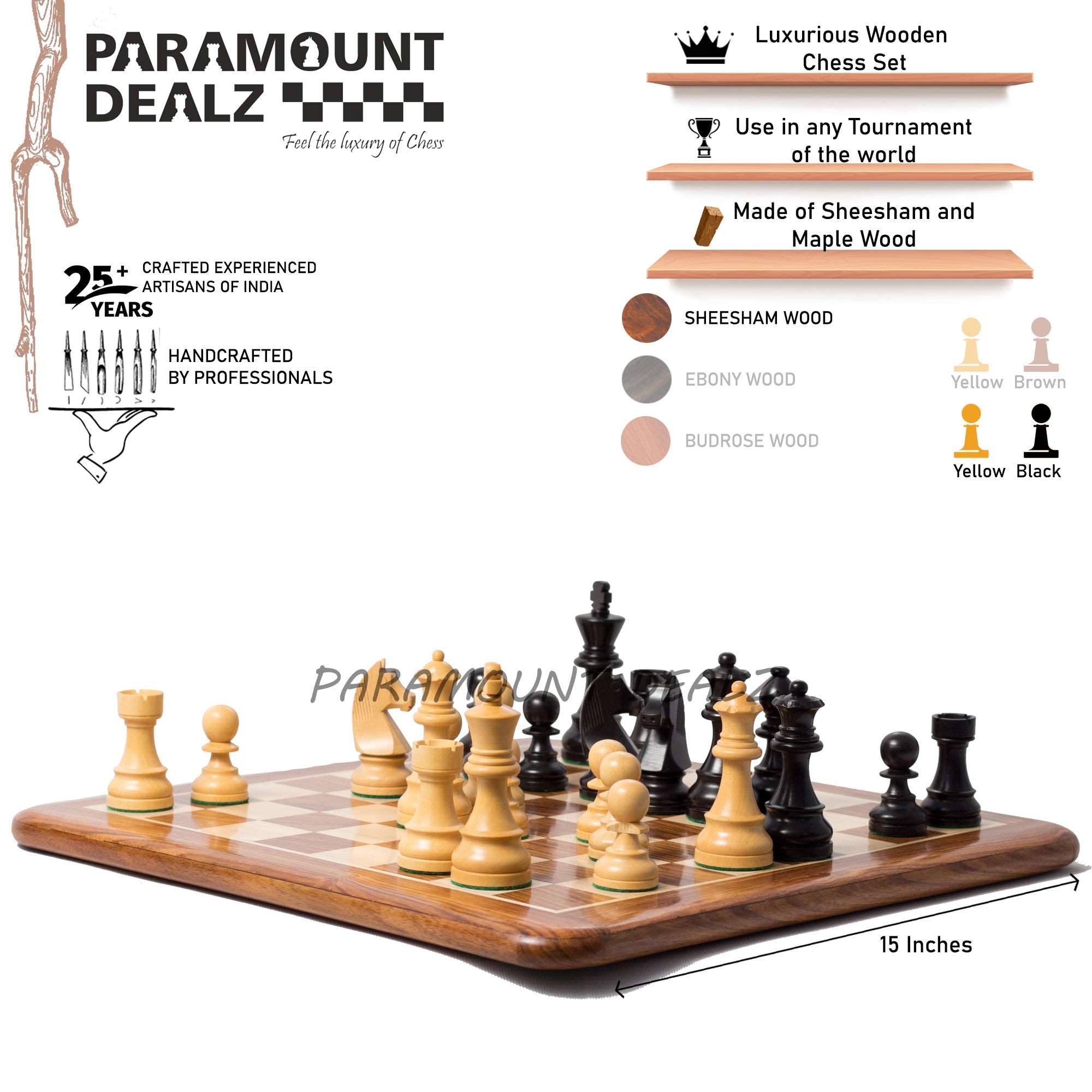 Hand Crafted Chess Set | Paramount Dealz | Finest chess products