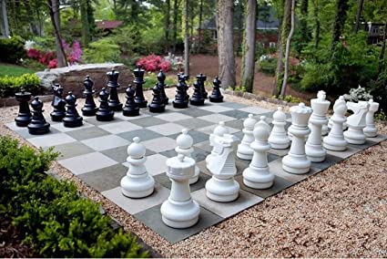 Giant Garden Chess Pieces
