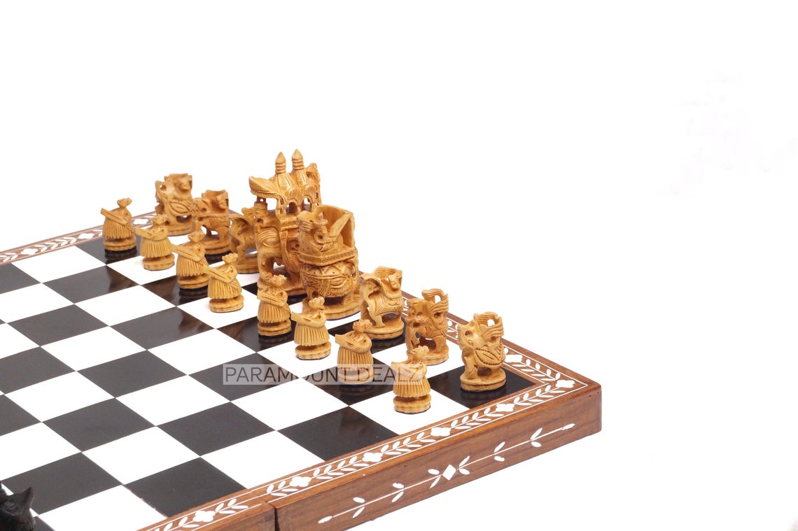 Personalized Chess Board Game Set