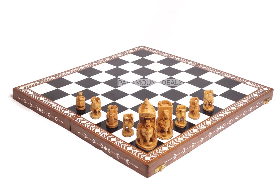 Personalized Chess Board Game Set