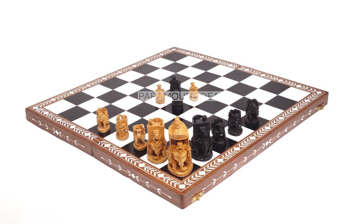 Personalized Chess Board Game Set