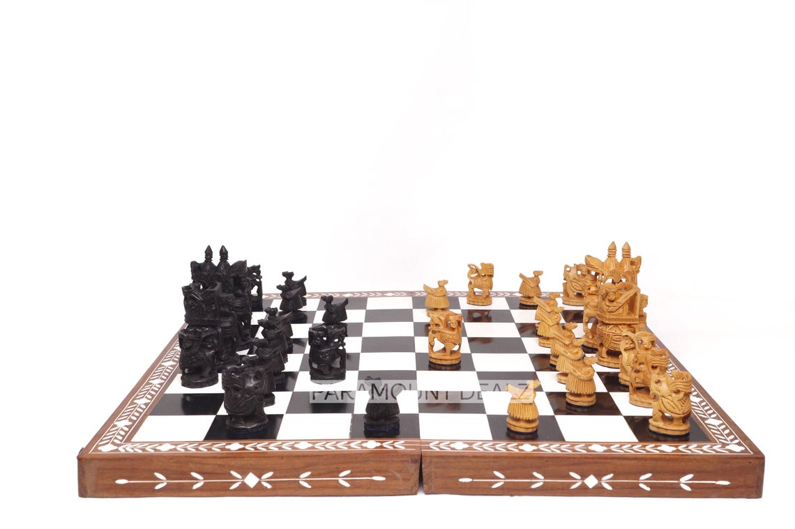 Personalized Chess Board Game Set