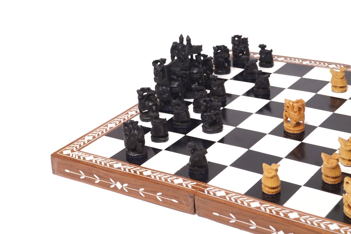 Personalized Chess Board Game Set