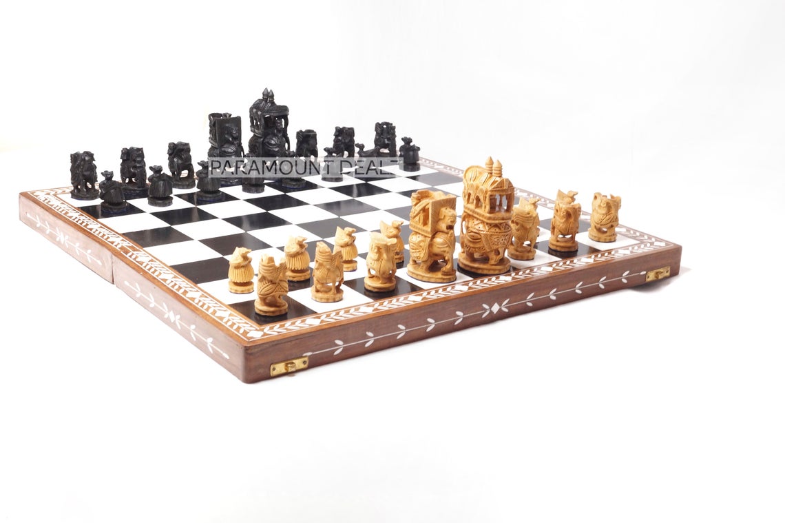 Personalized Chess Board Game Set