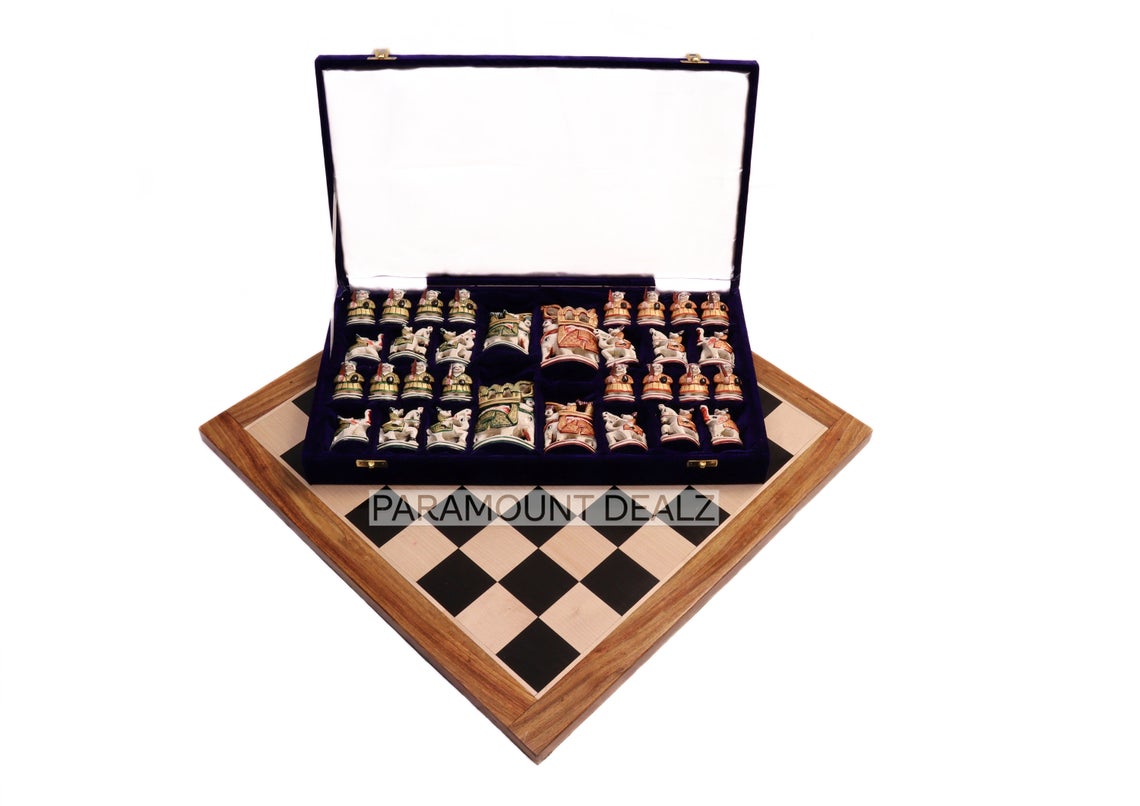 Paramount Dealz Royal Maharaja Handmade Chess Board Game Set