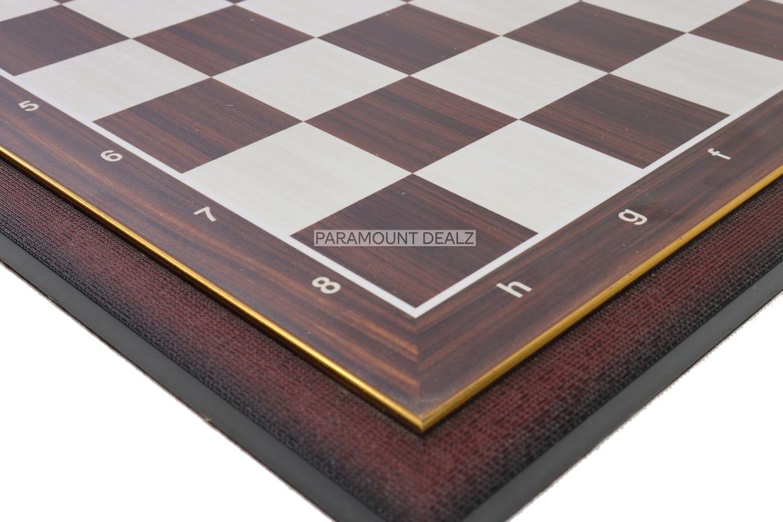 Wooden Laminated 21" Chess Board Game Set
