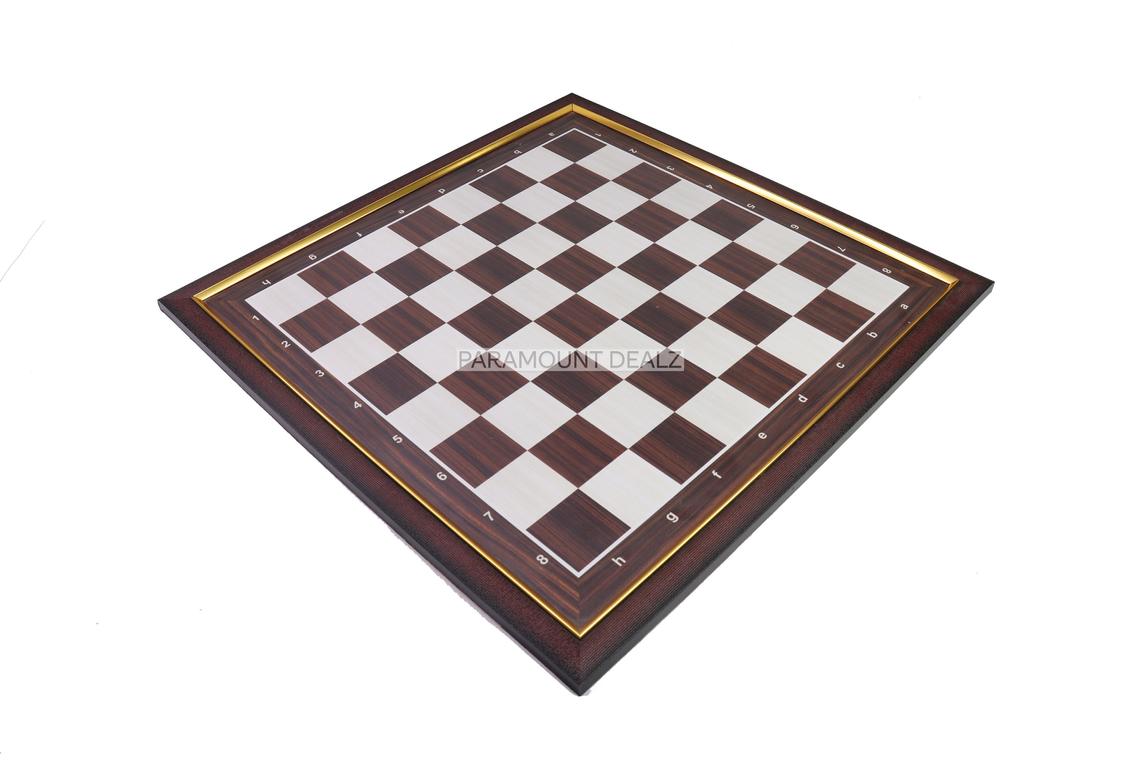 Wooden Laminated 21" Chess Board Game Set