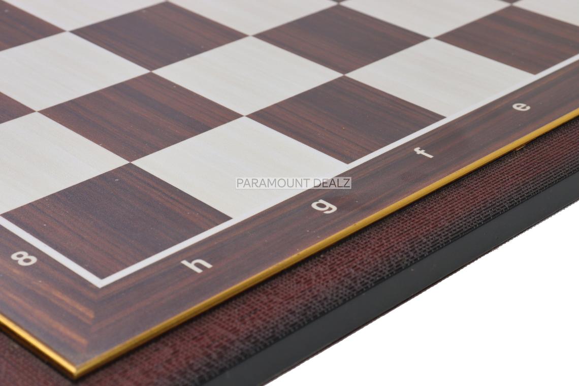 Wooden Laminated 21" Chess Board Game Set