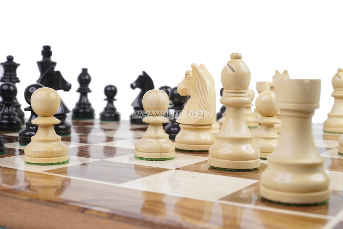 Personalized Wooden Chess Board Game Set