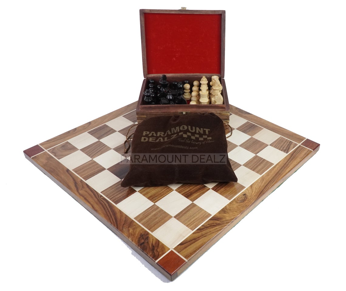 Personalized Wooden Chess Board Game Set