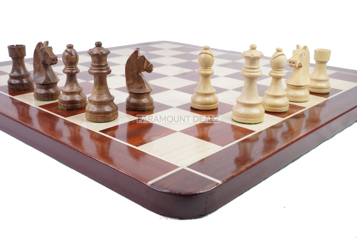 Personalized Wooden Chess Board Game Set