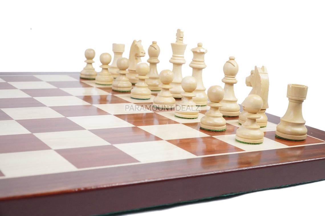 Personalized Wooden Chess Board Game Set