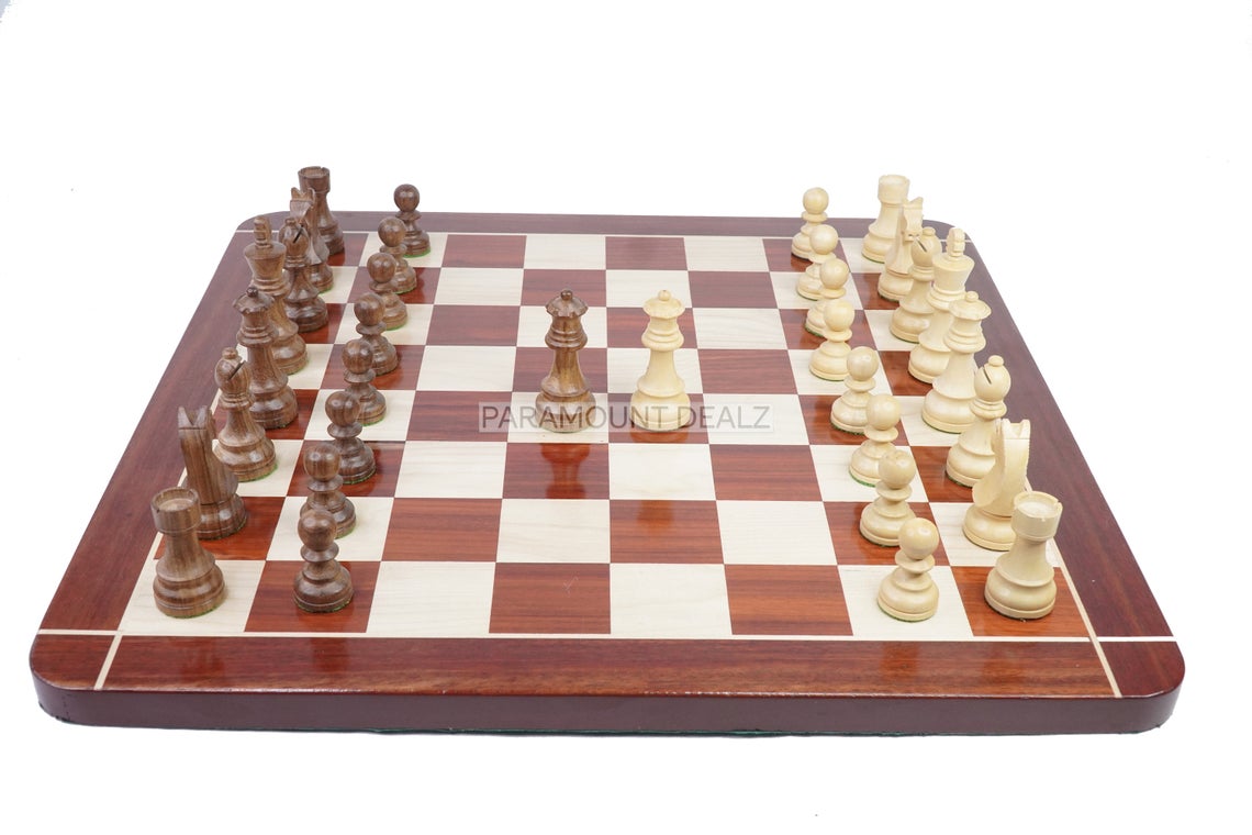 Personalized Wooden Chess Board Game Set