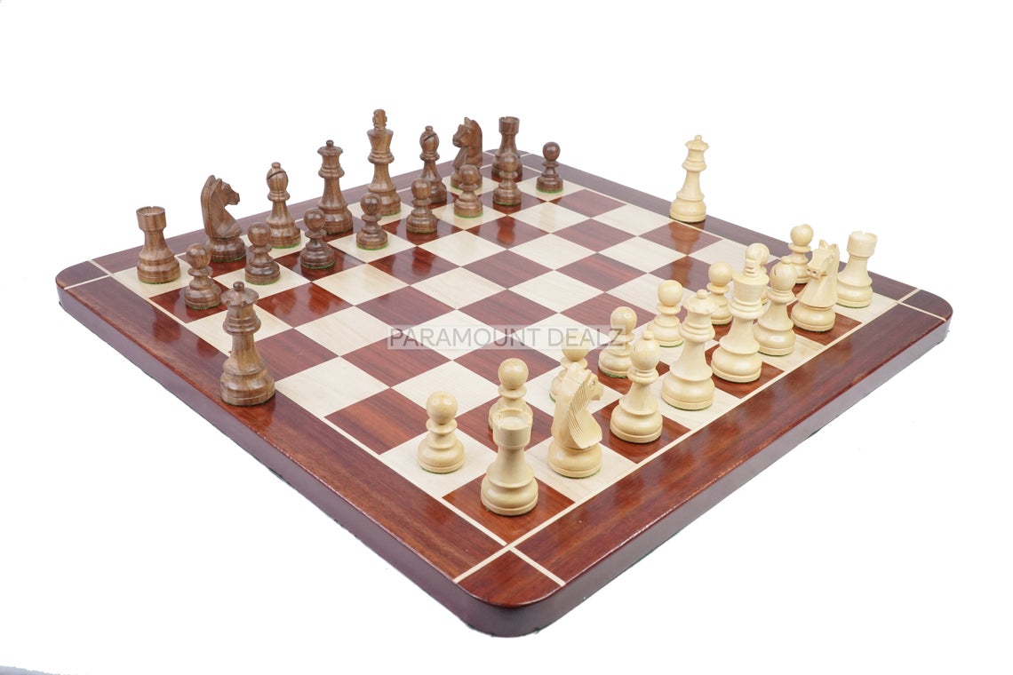 Personalized Wooden Chess Board Game Set