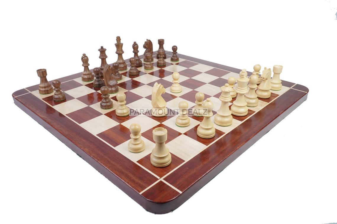 Personalized Wooden Chess Board Game Set