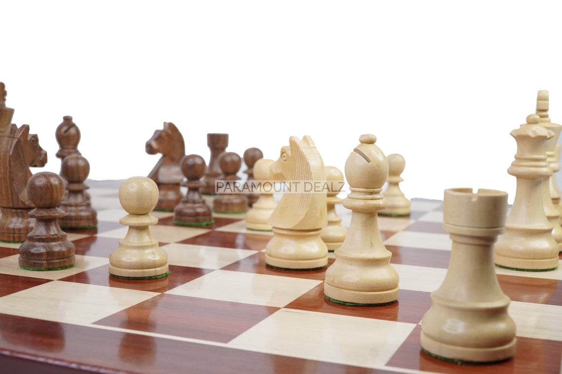 Personalized Wooden Chess Board Game Set