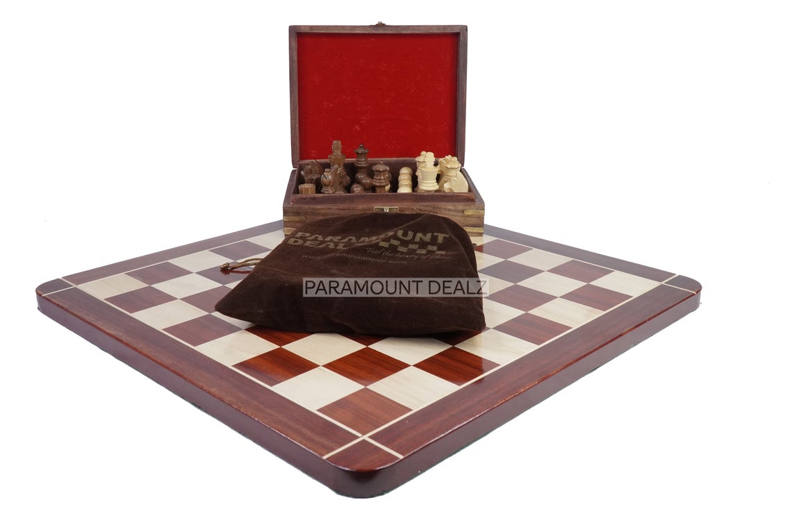 Personalized Wooden Chess Board Game Set