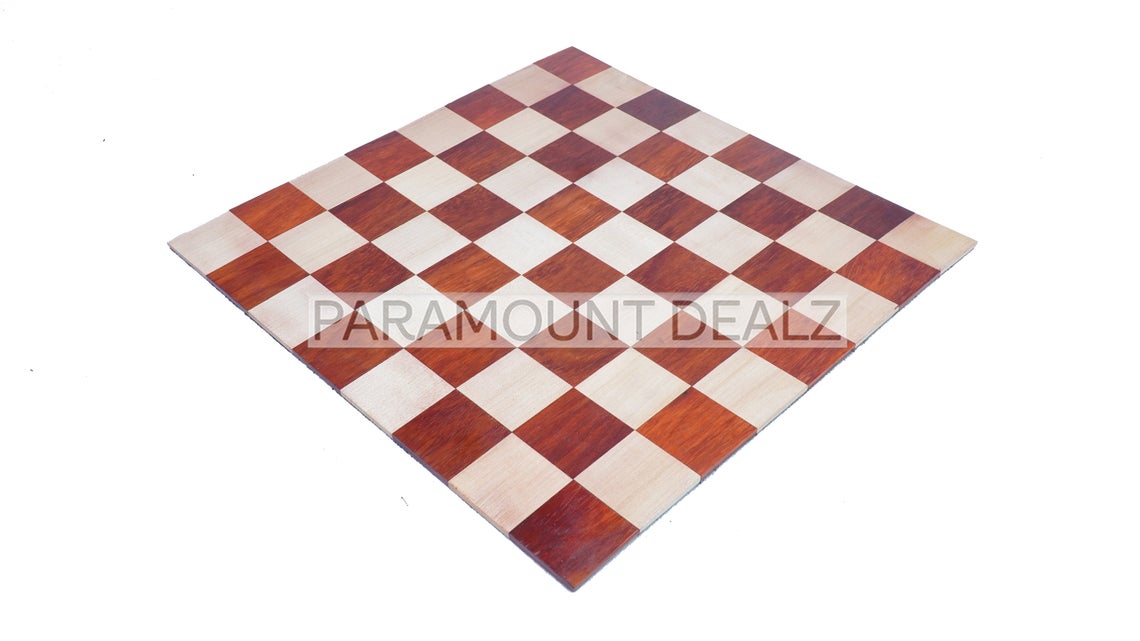 Personalized Queen Gambit Roll Up Wooden Chess Board