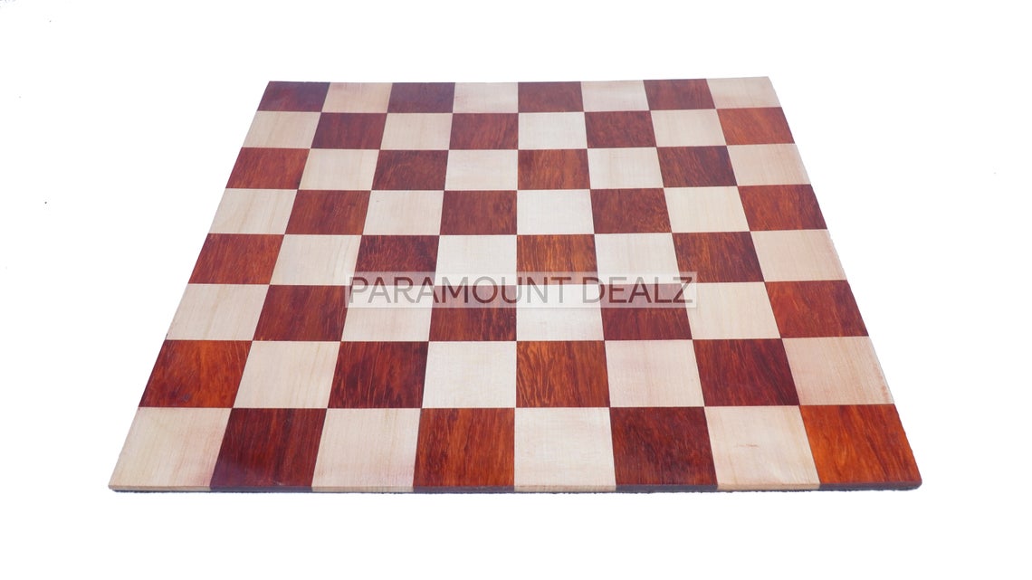 Personalized Queen Gambit Roll Up Wooden Chess Board