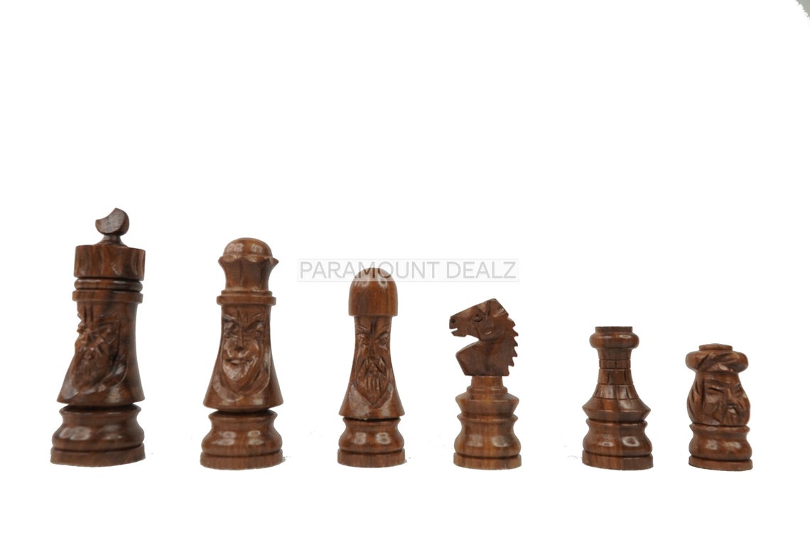 Japanese Style Handcrafted Chess Pieces