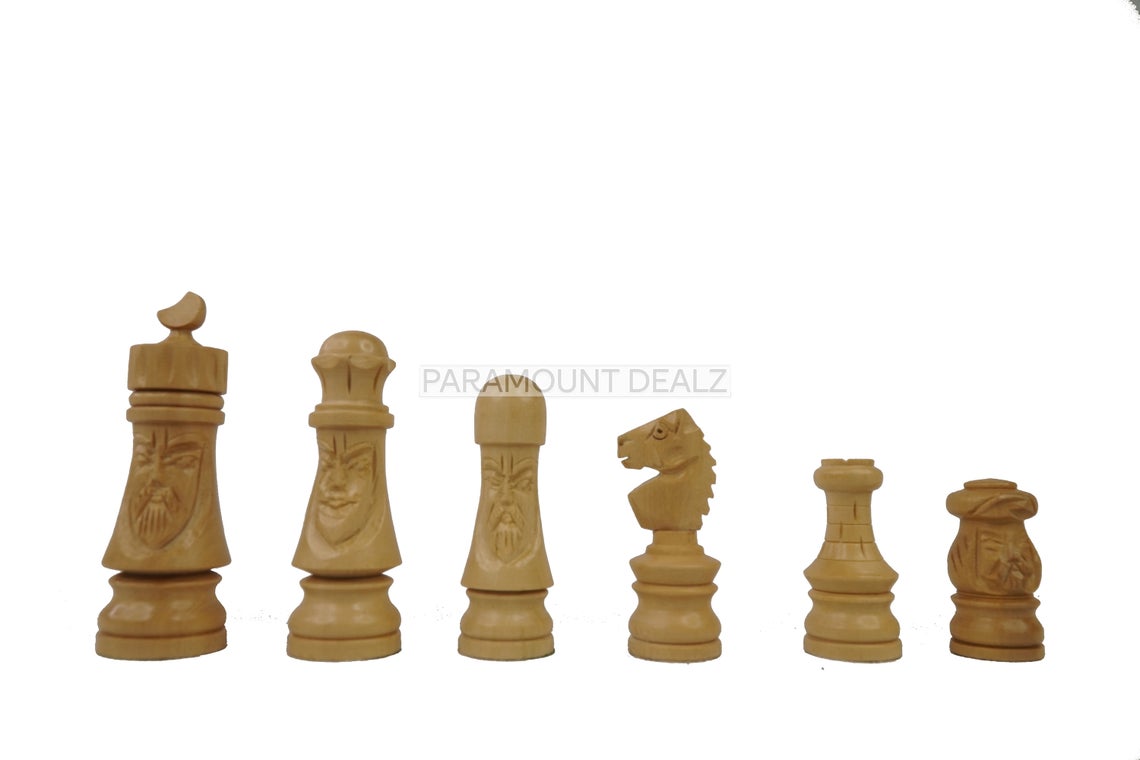 Japanese Style Handcrafted Chess Pieces